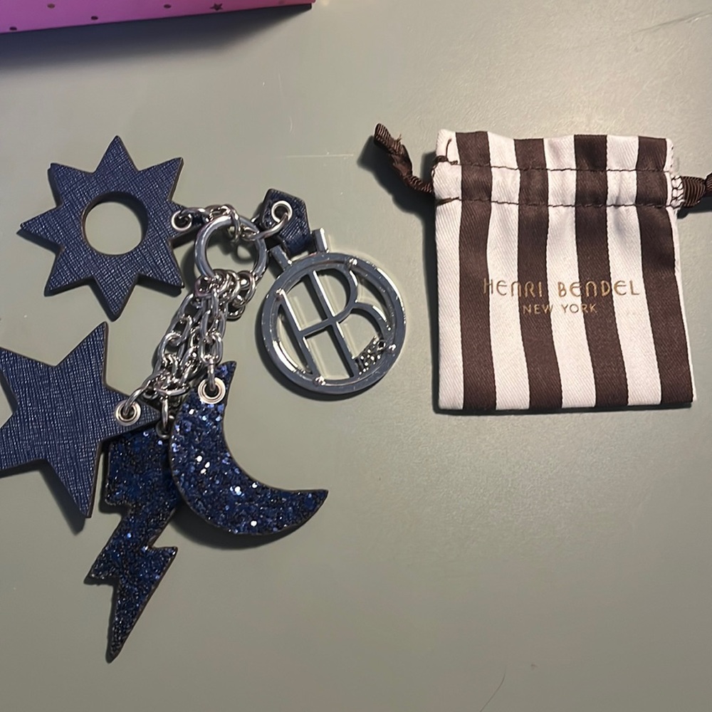 Henri Bendel Blue star bag charm